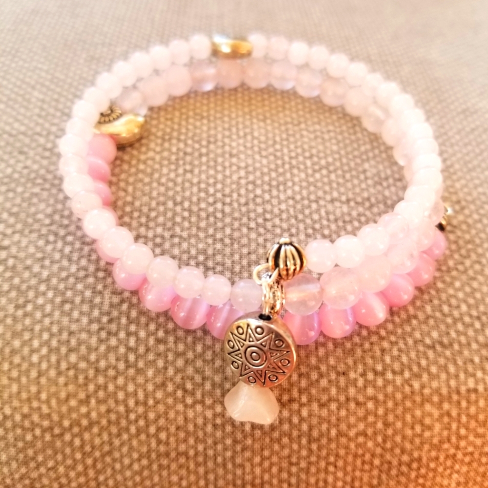 Handmade Memory Wire Bracelet